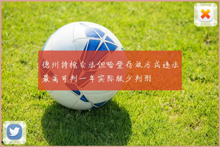 德州持枪合法但哈登存放方式违法最高可判一年实际极少判刑